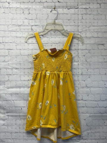 Size 6 Girl's Yellow Floral Oshkosh Tank Dress
