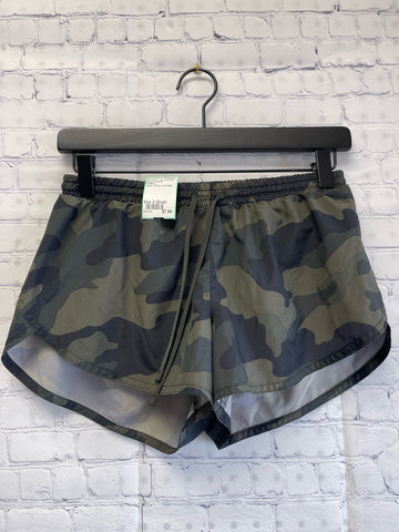 Size X-Small Ladies Green Camoflage Old Navy Workout Shorts