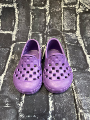 Size 2 Girl's Purple Vans Shoe