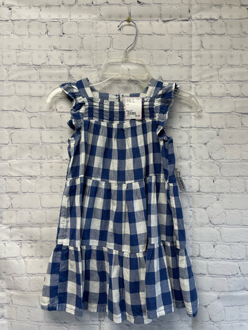 Size 4T Girl's Blue Plaid Old Navy Tank Dress