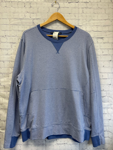 Size X-Large Men's Blue Stripe B. Draddy Sweatshirt