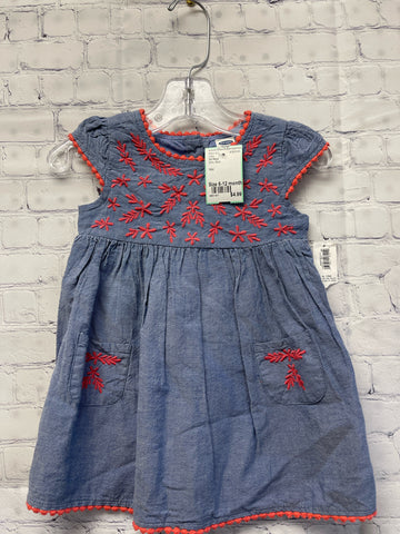 Size 6-12 months Girl's Blue Old Navy Dress