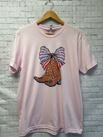 Size Large Ladies Pink CANVAS Top