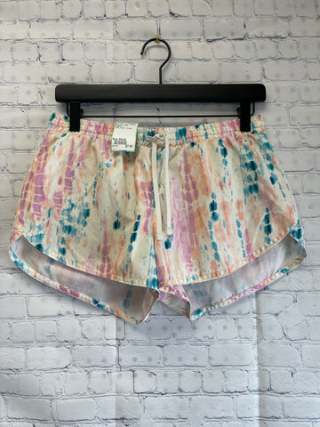 Size Small Ladies Cream Tie dye Old Navy Workout Shorts