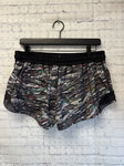 Size 12 Ladies Black Print lulu lemon Workout Shorts