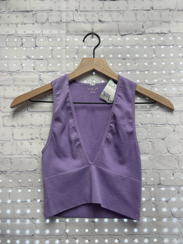 Size Small Ladies Purple Ribbed URBAN OUTFITTERS Tank Top