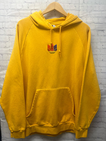 Size XL Men's Yellow Adidas Hoodie