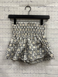 Size X-Small Ladies White Print free people Workout Shorts
