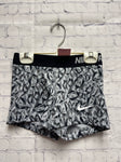 Size X-Small Ladies Black Print Nike Workout Shorts
