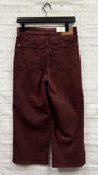 Size 5 Ladies Burgundy Denim Judy Blue Jeans