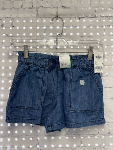 Size 7 Girl's Denim Oshkosh Shorts