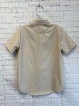Size 7-8 Boy's Tan Print Eddie Bauer Shirt