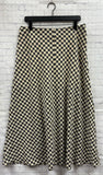 Size Large Ladies Cream Gingham bohme Skirt