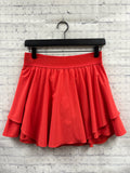 Size 6 Ladies Red lulu lemon Workout Skirt