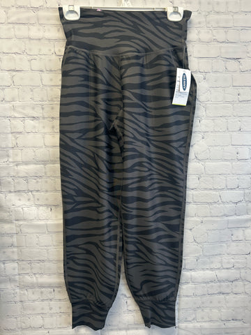 Size Small Ladies Gray Print Old Navy Joggers