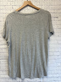 Size Large Ladies Gray Print Maurices Top