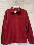 Size Small Ladies Red Fleece Columbia Pullover