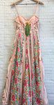 Size X-Small Ladies Pink Floral Tank Dress