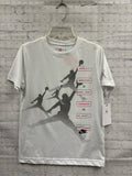 Size 8-10 Boy's White Air Jordan Top