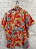 Size Large Men's Red Print Shirt