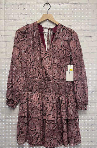 Size Small Ladies Purple snake Dress