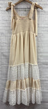 Size Large Ladies Cream Tank Dress