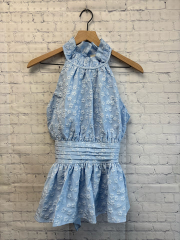 Size Medium Ladies Blue Entro Tank Blouse