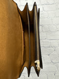 Ladies Brown Print Coach Purse