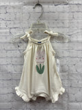 Size 0-3 Months Girl's Cream Old Navy Romper
