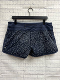 Size 10 Ladies Navy Polka Dot lulu lemon Workout Shorts