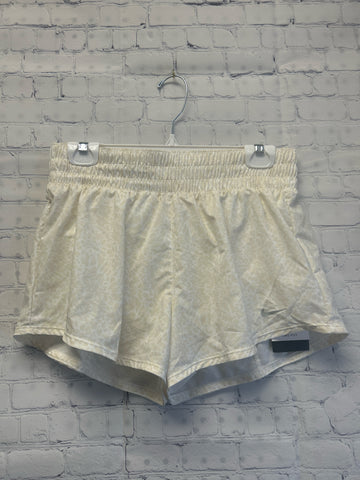 Size Small Ladies Cream Print Nike Workout Shorts