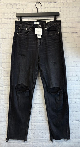 Size 4 Ladies Black Denim American Eagle Jeans