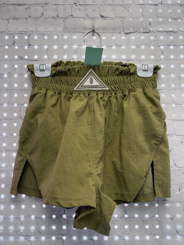 Size X-Small Ladies Green free people Workout Shorts