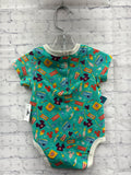 Size 6-9 Months Unisex Blue Print Disney Onesie