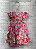 Size 3-6 months Girl's Pink Floral Posh Peanut Onesie