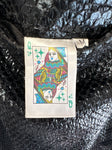 Size Medium Ladies Black snake Queen of Sparkles Skirt