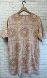 Size Medium Ladies Pink Print EASEL Dress