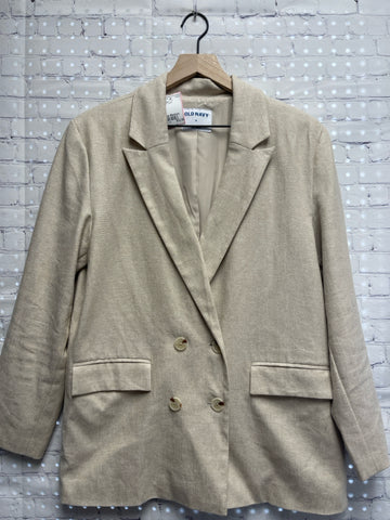 Size Medium Ladies Cream Old Navy Blazer