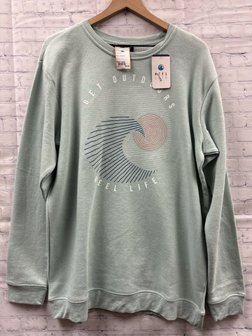 Size Large Ladies Blue Sweatshirt