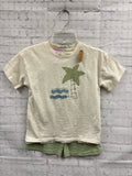 Size 5T Boy's Cream Short Set