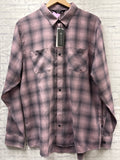 Size Large Men's Pink Print Travis Mathew Shirt