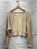 Size Medium Ladies Cream Aerie Top