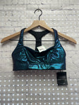 Size 4-6 Ladies Blue Sparkle Sports Bra