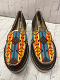 Size 8 Ladies Gray Aztec MYRA Tennis Shoe