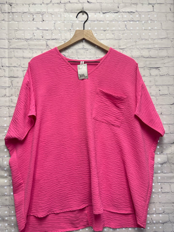 Size Small Ladies Pink Zenana Blouse