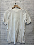 Size Medium Ladies White CANVAS Top
