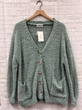 Size XL Ladies Blue Zenana Cardigan