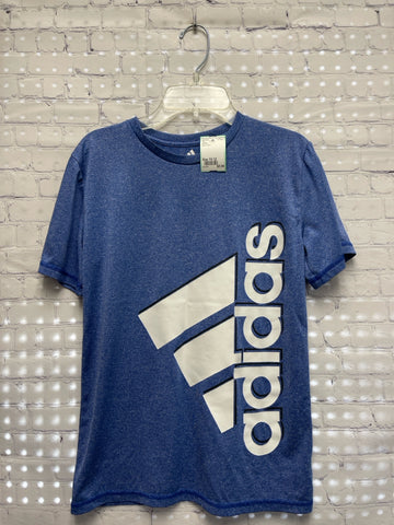 Size 10-12 Boy's Blue Adidas Top