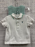 Size 18 Months Boy's Green Stripe Romper