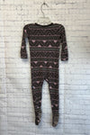 Size 12-18 Months Girl's Gray Print Kic Kee Pants Sleeper